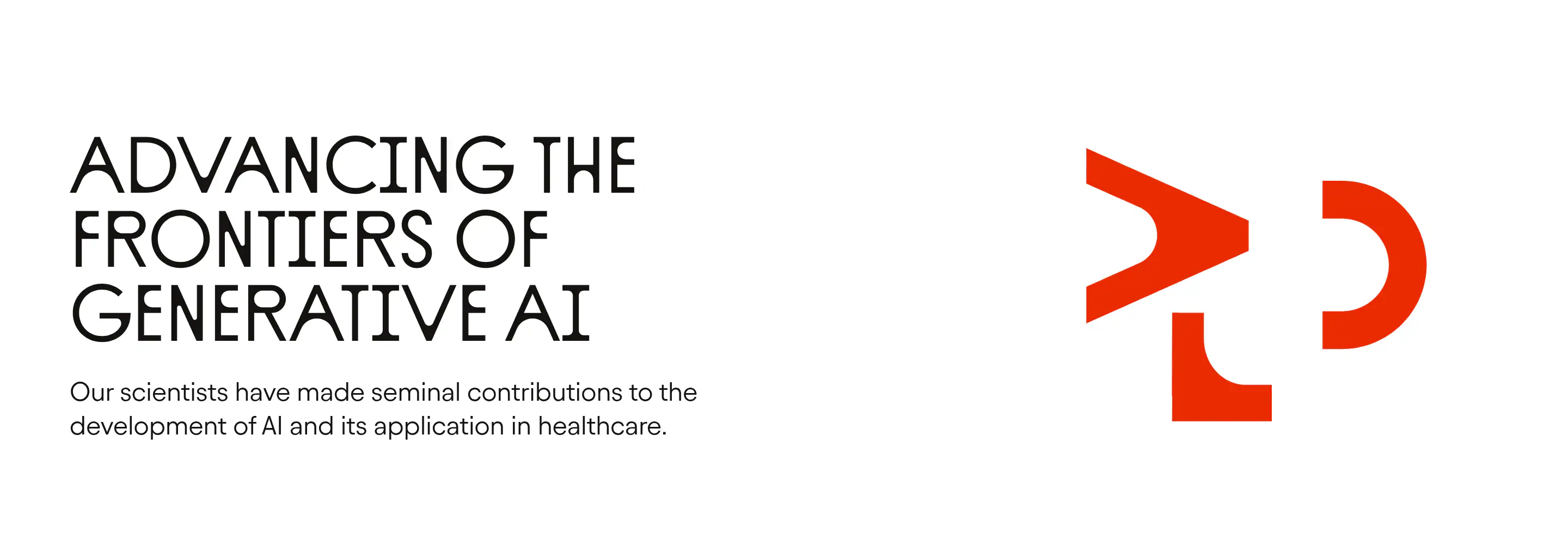 Generative AI Company Hero Section