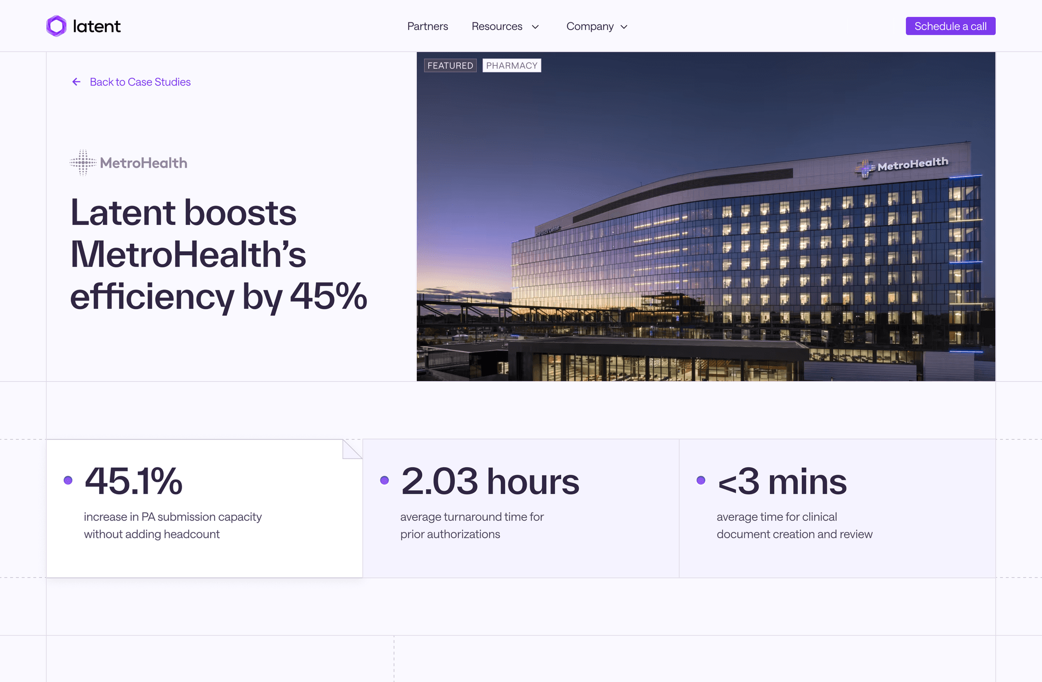 Latent MetroHealth Case Study
