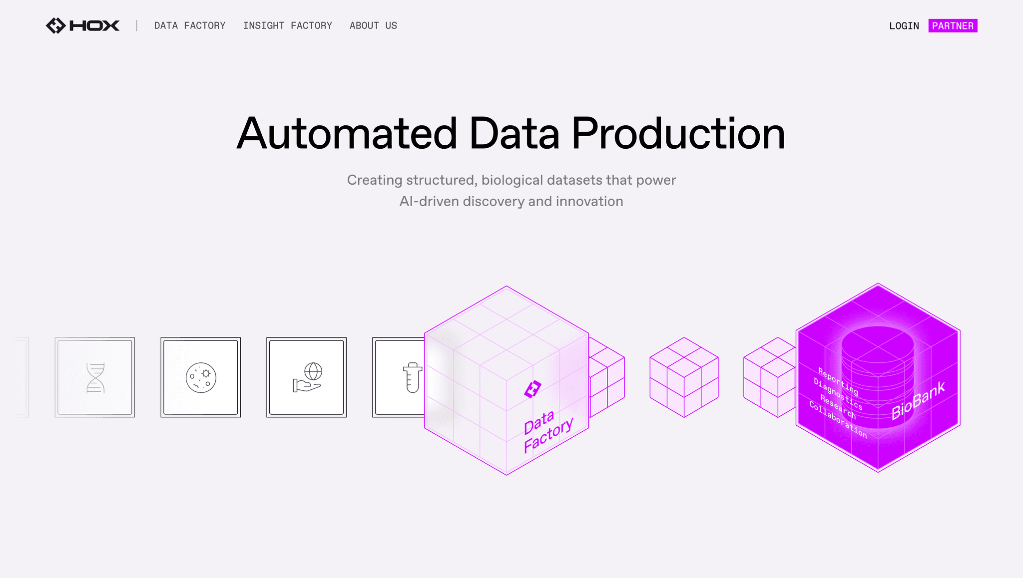 Automated Data Production Website Hero